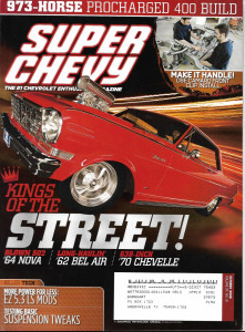 SUPER CHEVY 2008 OCT - PROCHARGED 400 BUILD, '64 NOVA, '62 BEL AIR,'70 CHEVELLE